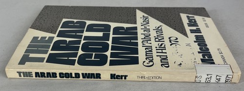 The Arab Cold War - Third Edition - Malcolm H Kerr - Paperback - 1971 - Picture 3 of 12