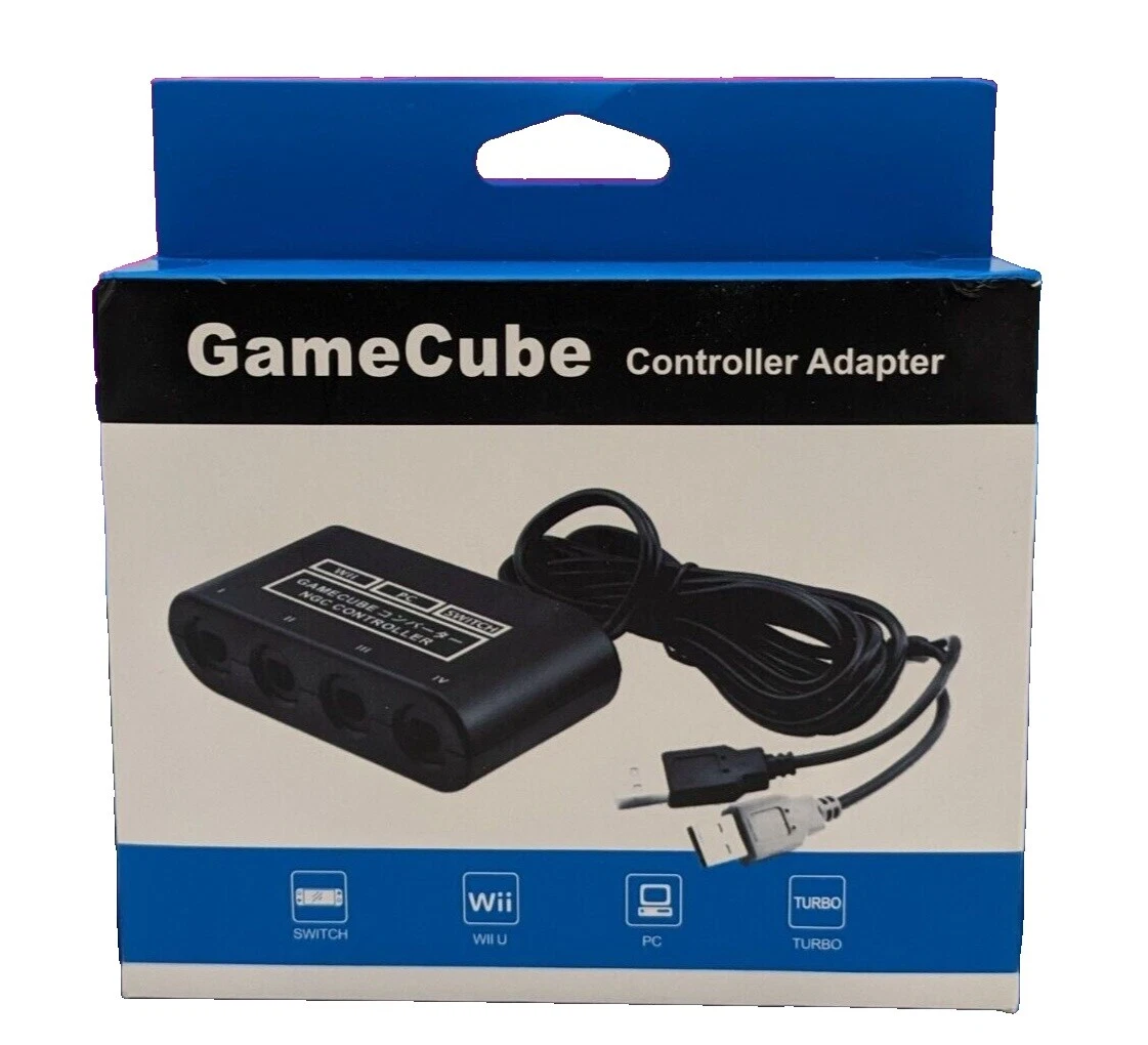 Nintendo GameCube Black Video Game Controller Adapters
