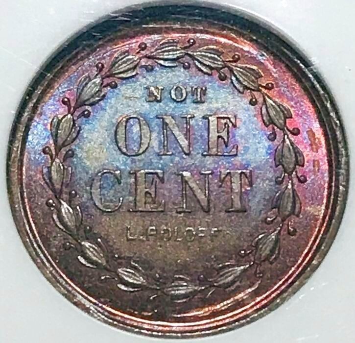 New York NY630C-6A NGC MS-65 RB - Carsten Bahr Liquor Dealer - Gorgeous toning