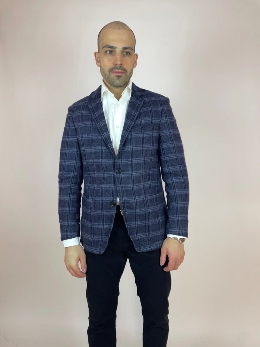 Mens plaid hotsell blazer vintage