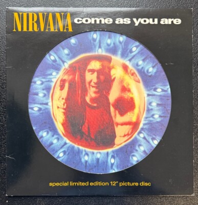 【激レア！見本盤】NIRVANA ニルヴァーナ/come as you are Nirvana - Come As You Are, 1992, UK, Limited Edition, Picture Disc