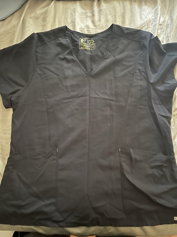 FIGS Scrubs Top XXL Black Leon Men’s 