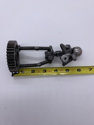 METALLBESCHLÄGE FIGUR BAND 2 MUSIKER Saxophon Trompete Muttern und Schrauben Silber - Bild 10 von 11