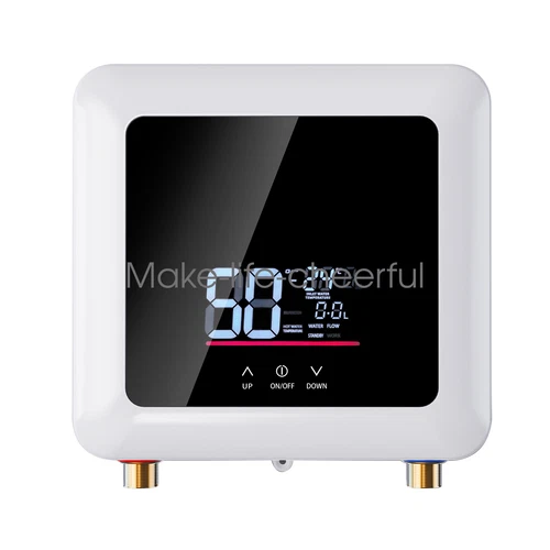 Instant Electric Water Heater 110V Tankless LED Digital Display 5500W Black