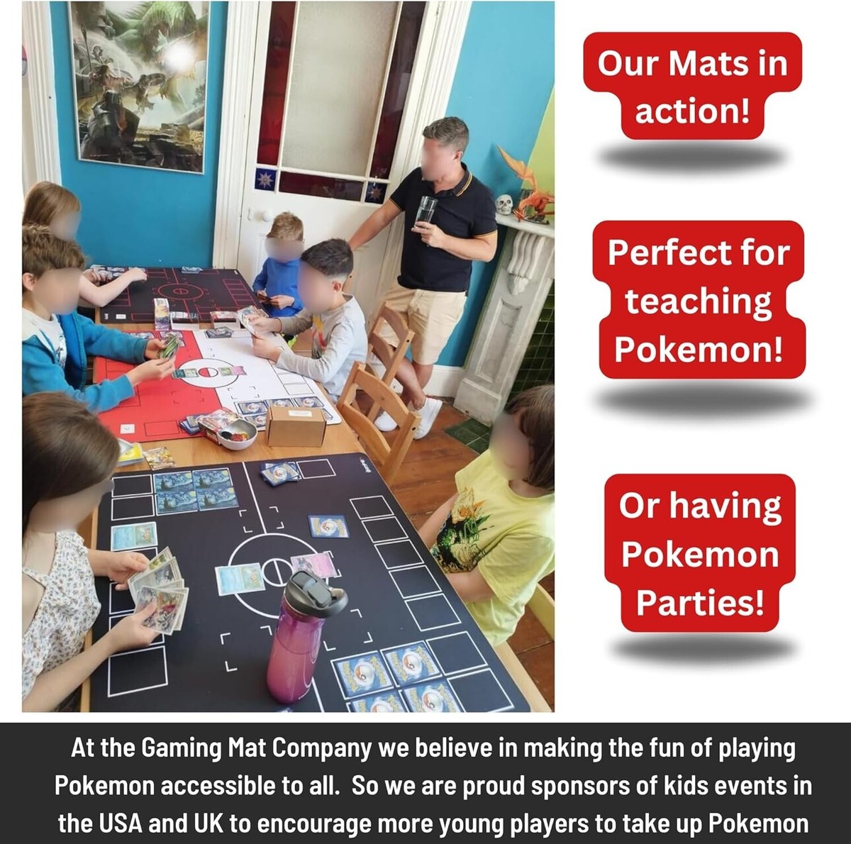 GMC 2 Player Pokemon Game Mat Board Playmat for Pokemon Cards- 28" x 18" x 0.08" | eBay GMC 2 Player Pokemon Game Mat Board Playmat for Pokemon Cards- 28" x 18" x 0.08" | eBay