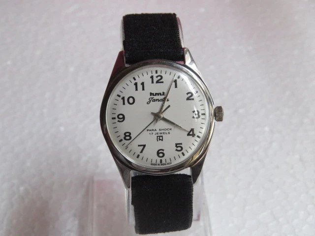 Vintage HMT Janata 17 Jewels Winding wrist watch Model No. 417048