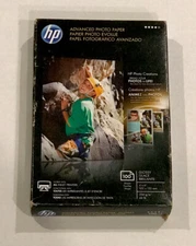 HP Advanced Glossy Inkjet Photo Paper 100 Sheets  4 x 6"  Q6638A