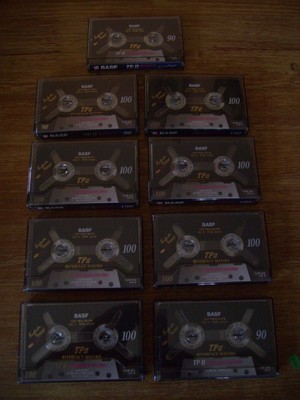 Vintage Audio Cassette BASF TP 2 Rare From Germany 90 Min. Spieldauer 