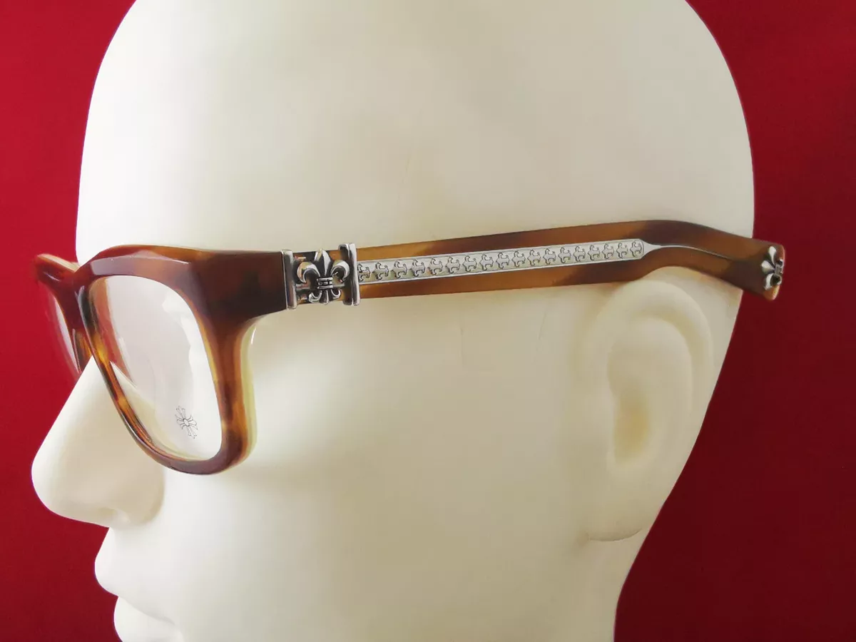 New Chrome Hearts MY DIXADRYLL Visión DTB 55□18-135 Tortoise, Unisex.