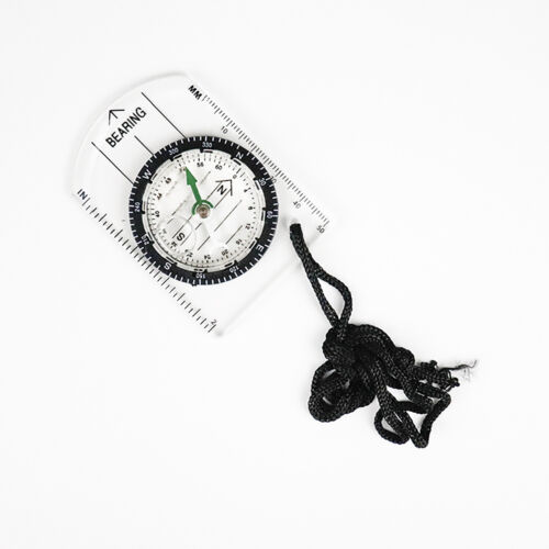 Outdoor Multifunctional High Transparent Portable Compass Scale With Map Life