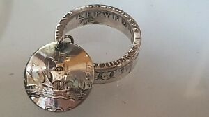 Anello Da Moneta 500 Lire Argento Coin Rings Dollari Sterline E Altre Monete Ebay