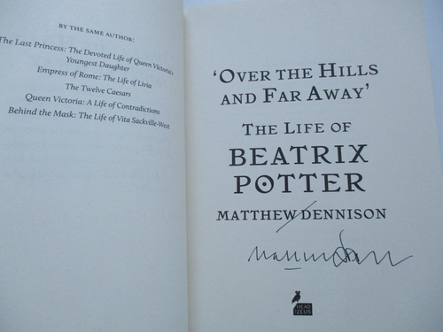SIGNED Matthew Dennison THE LIFE OF BEATRIX POTTER Over the Hills and Far Away - Imagen 8 de 14