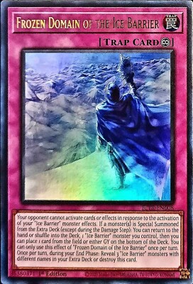 Yugioh! - Frozen Domain of the Ice Barrier - BLTR-EN008 - Ultra Rare - 1st Ed.