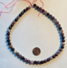 ONE STRAND 8 MM 16" MULTICOLOR GENUINE SMOOTH TOURMALINE BEADS BELOW WHOLESALE 