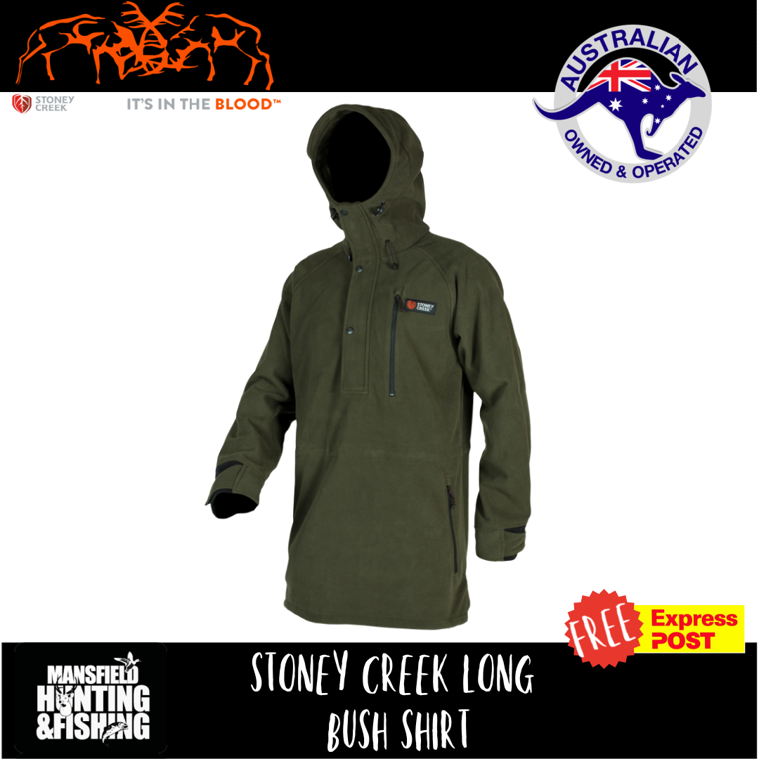 Stoney Creek Long Bush Shirt - Bayleaf 