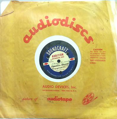 GRETCHEN PAULLIN i dream to much / long ago & far away 10'' VG Acetate Private 78