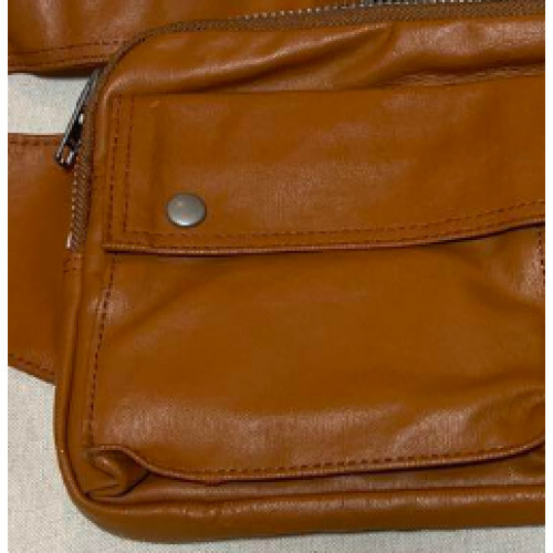 Porter Crossbody Body bag Brown Genuine leather Yoshida Bags VG cond From JAPAN - Picture 2 of 12