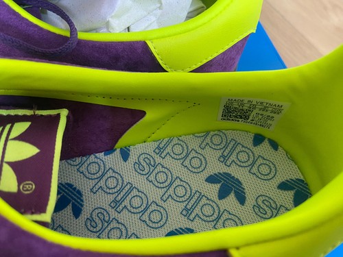 Adidas Originals Athen Trainers Purple/Yellow SZ 11 2022 Size Exclusive Oasis - Picture 7 of 9
