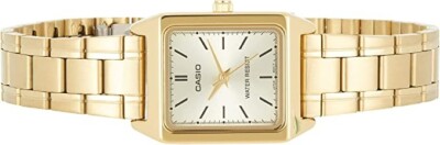 Casio Damen Gold Quarzuhr LTP-V007G-9EUDF