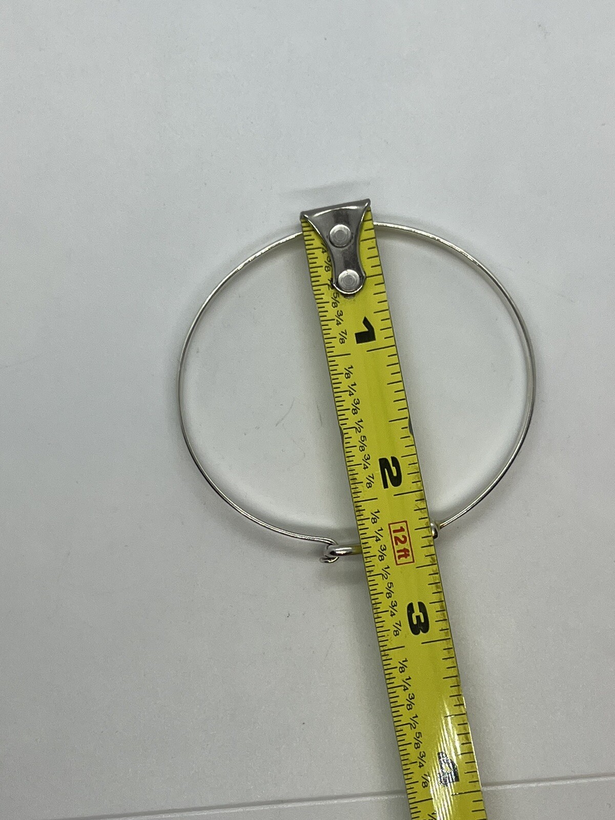 Sterling silver hook two tone bangle bracelet - image 10