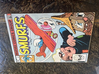 Smurfs #1 NBC TV Cartoon! Marvel 1982