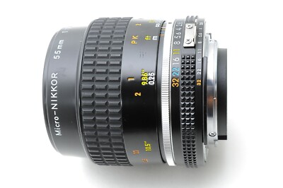 Mint] NIKON Nikkor Ai-s Micro Nikkor 55mm f/2.8 MF from Japan/DD96