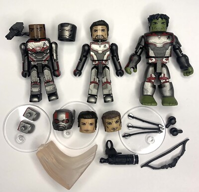 Marvel miniMateS 7パックセット Marvel Minimates Avengers Endgame Boxset Lot Of 3 Movie Wave