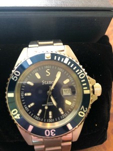 stauer blue stone chronograph