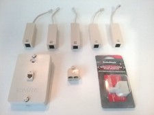 Mixed Lot - DSL Phone Line Filters wall  line - Modular Phone Plug Adapters