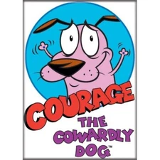 COURAGE THE COWARDLY DOG ATA-BOY MAGNET 2.5” X 3.5” NEW