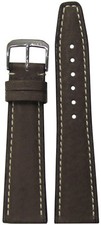 22mm RIOS1931 for Panatime Mocha Havana Genuine Pigskin Leather Watch Band 114/8