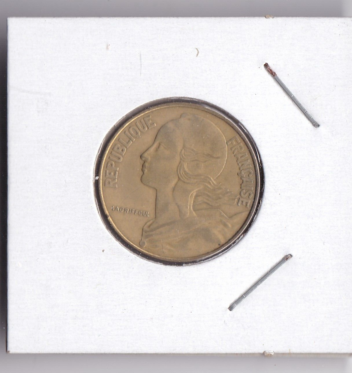 希少アンティーク金貨　20セントFrance20Centimes 1977 アンティークコイン アメリカ20ドル金貨セントゴーデンズ ハイリリーフ