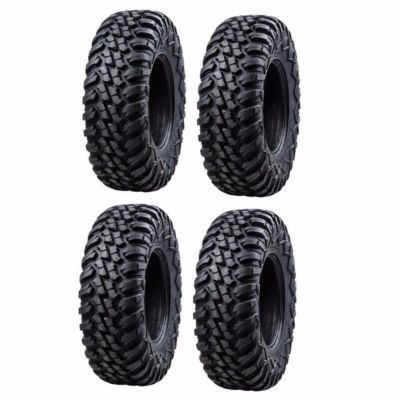 Tusk Terrabite Radial ATV UTV Tire Kit Set Of Four 4 Tires 34 x 10