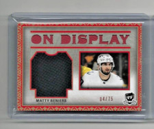 2022-23 Upper Deck The Cup Matty Beniers On Display Jersey SP 04/75 OD-MB