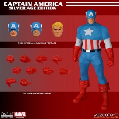 One:12 Collective Figures - Marvel - Captain America Silver Age Edition PRESALE