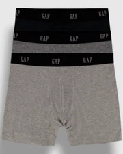 GAP Men's 3-Pack Contour Pouch 5" Boxer Briefs, Multi, Large