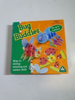 Vintage Bug Buddies Kinderspiel 4+ Jahre (Build A Bug Game)