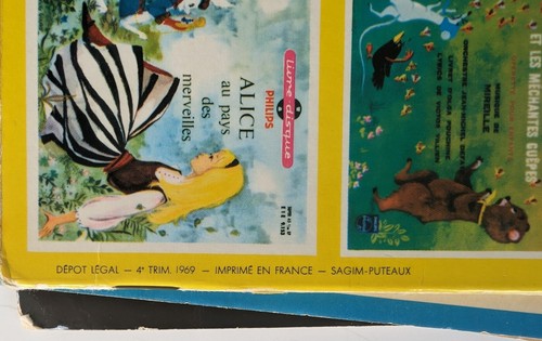 5 disques BD 45 cm BABAR avec livre année 60' Jean Brunhoff - Picture 4 of 4