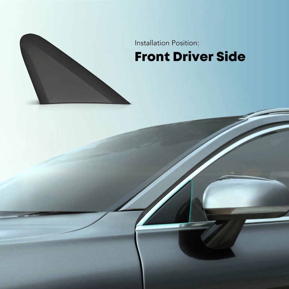 Guardabarros triángulo esquinero espejo delantero izquierdo para Mitsubishi Mirage Mirage G4 Foto 3 de 4