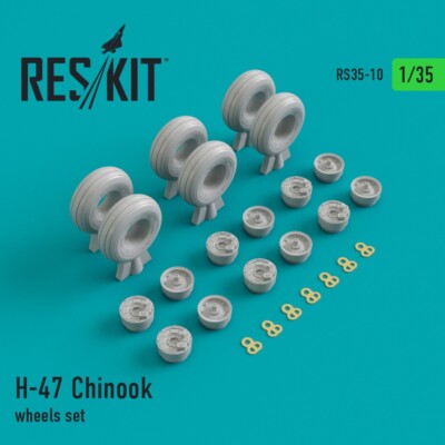 1/35 Reskit RS35-0010 CH-47 Chinook wheels set