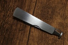Sztućce do fajki / korek do fajki wąski - stal nierdzewna - 87 mm - NOWY - 490221