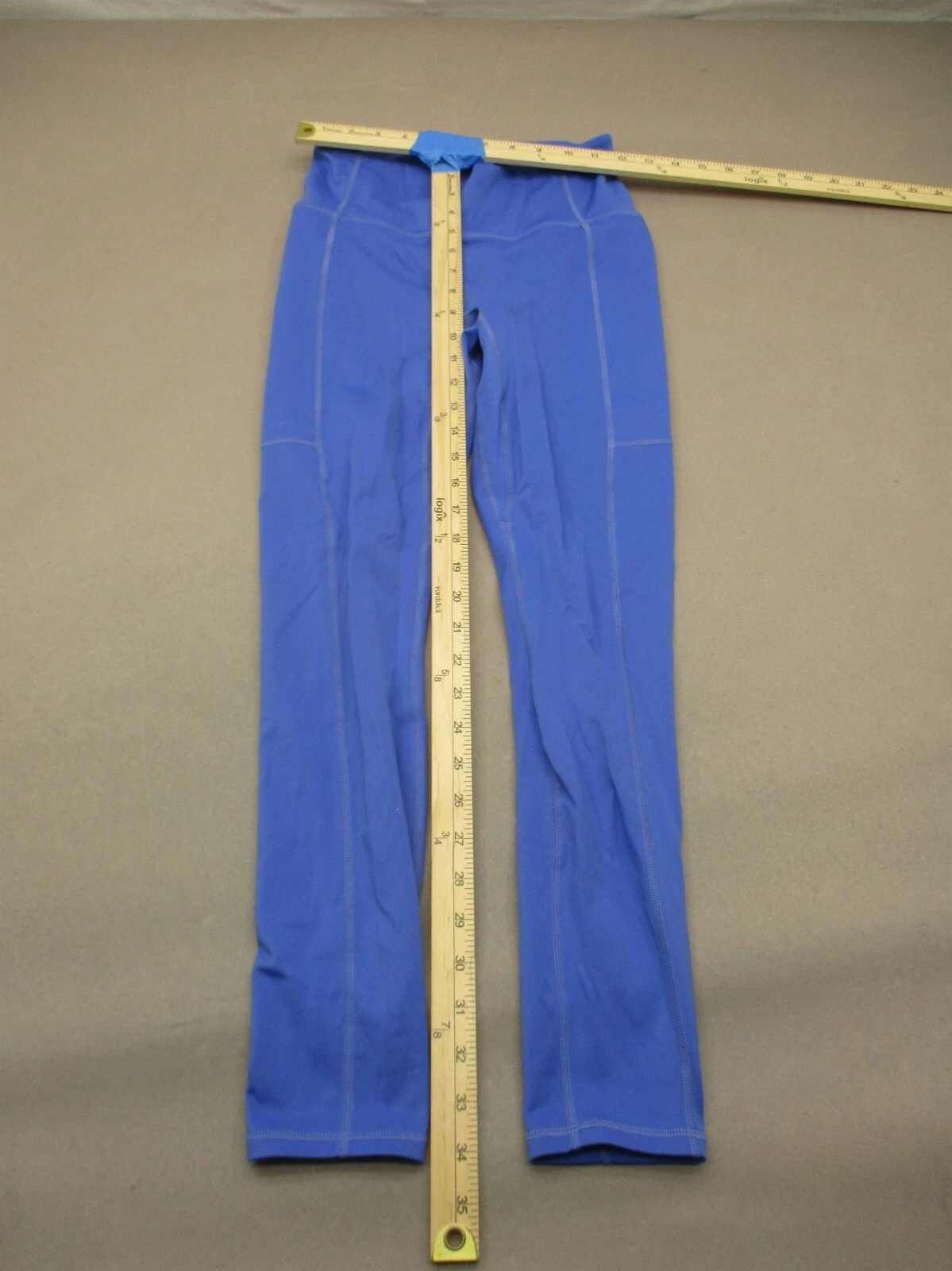 fabletics motion365 stretch pull on 7/8 athletic leggings