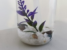 decorative soap/sanitizer dispenser With Lavender Aquatic Scene