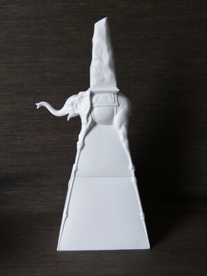 Porzellan Dose Figur Goebel Artis Orbis 2008 Salvador Dali Giraffen-Elefant 40cm