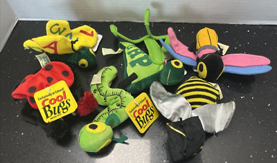 Vtg Dandee Collector's Choice Bean Bag Cool Bugs Eckerd Exclusive set of 6