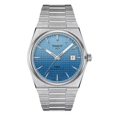 New Tissot PRX Powermatic 80 Ice Blue Chameleon 40mm Steel T137.407.11.351.01