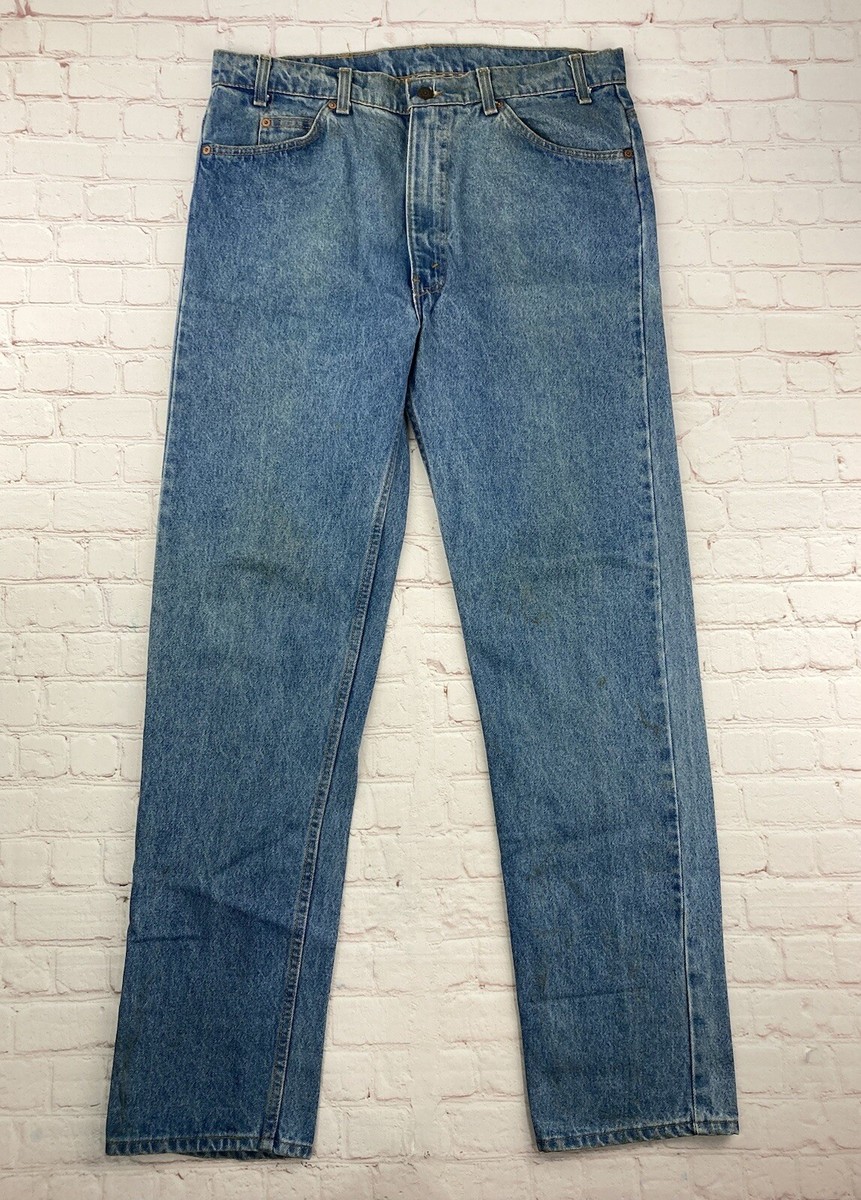 Vintage 80s 90s Denim Levi's 505 Orange Tab Jeans 38x34 Made Vintage 80s 90s Denim Levi's 505 Orange Tab Jeans 38x34 Made
