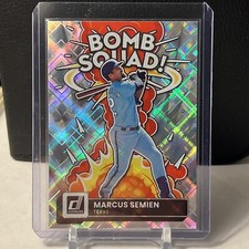 2022 donruss bomb squad silver diamond marcus semien