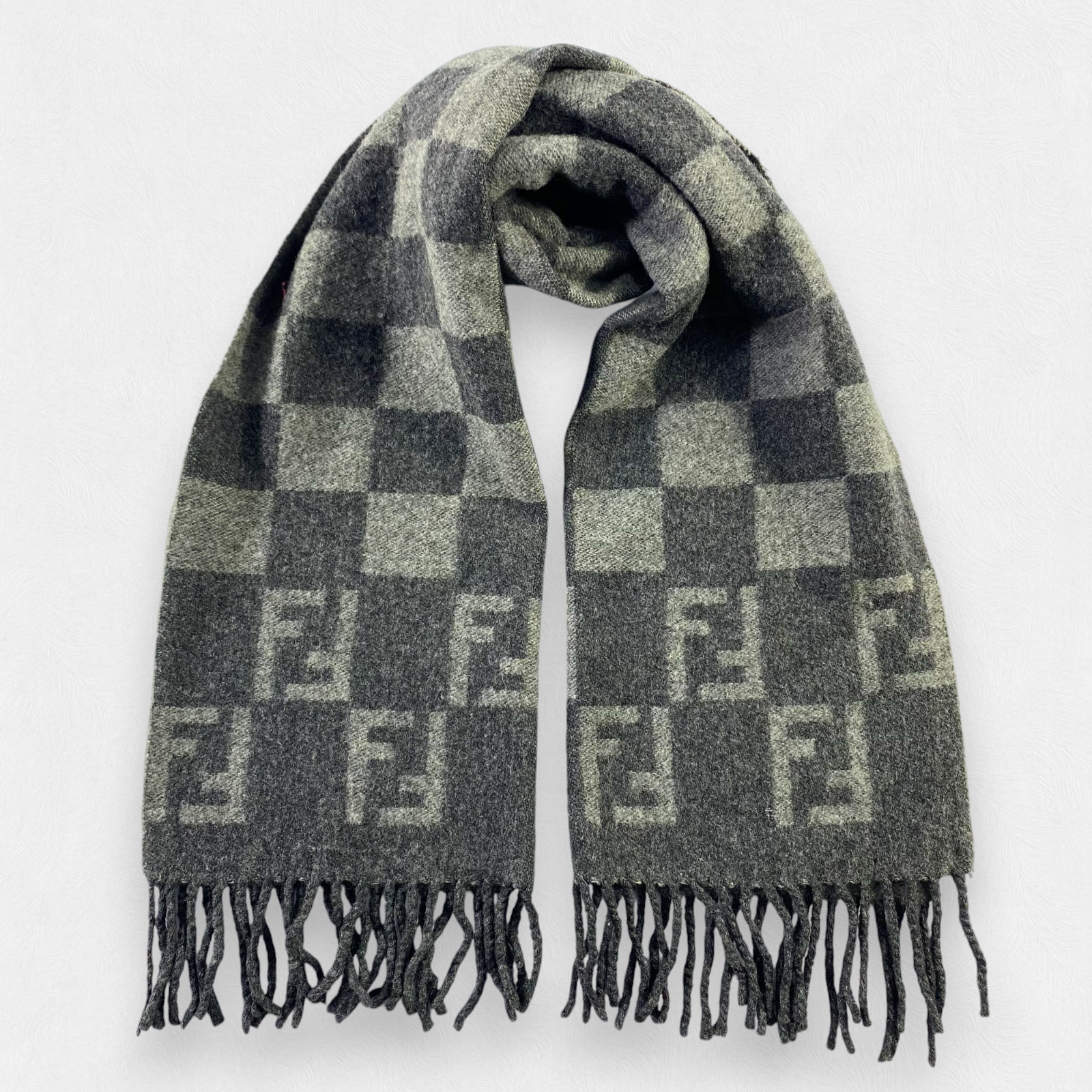 Fendi Scarf Muffler Winter Neck Scarf Wool Scarves