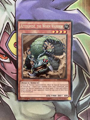 BP03-DE041 Aztekipede, Der Wurmkrieger Rare 1. Auflage Near Mint Yugioh